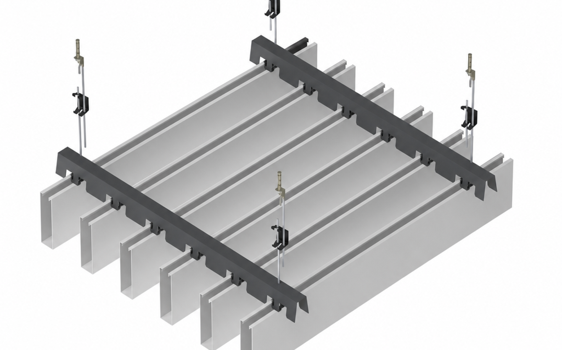 Baffle suspended ceiling system — photo 7