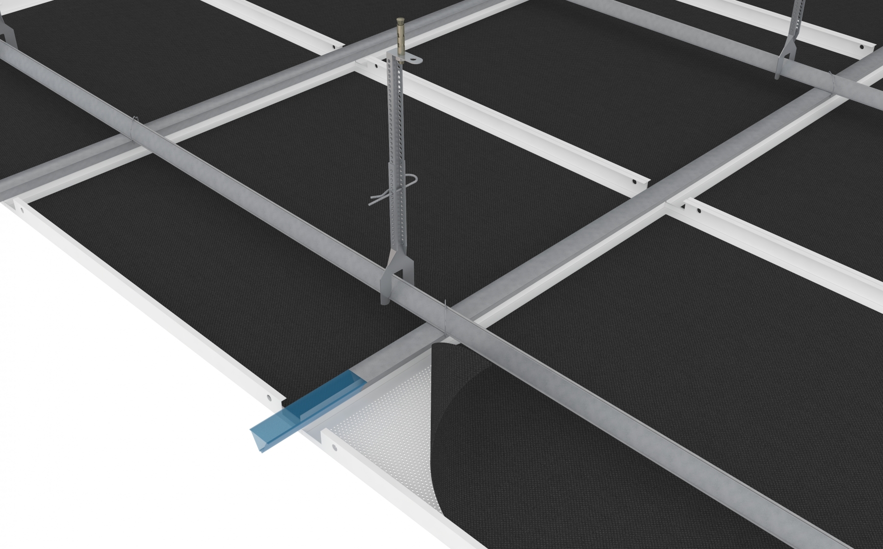 Clip In Panel Metal suspended ceiling — photo 6