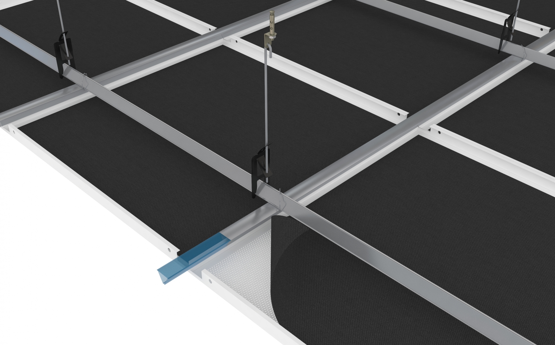 Clip In Panel Metal suspended ceiling — photo 5